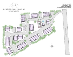 Summerhill Woods Apartments site map